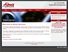 Tablet Screenshot of adroitservices.biz